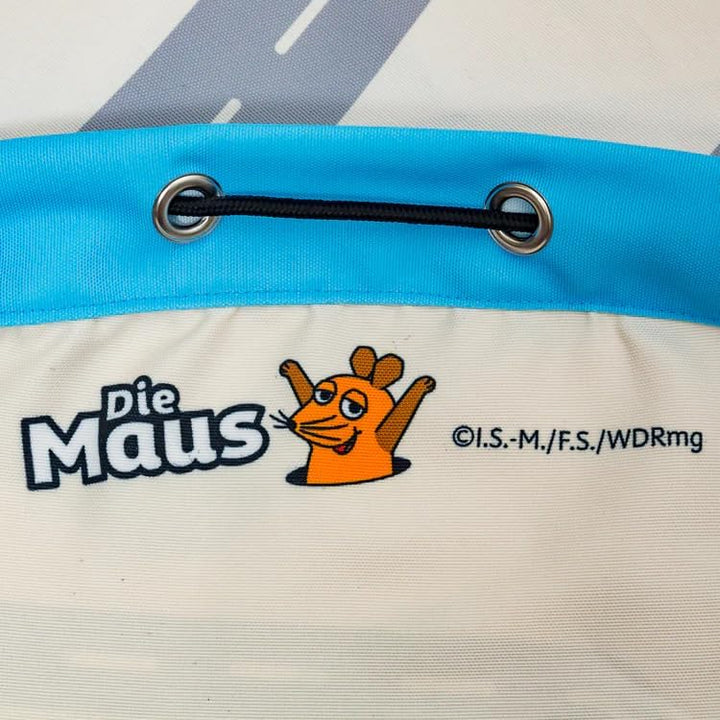 meori Kinderspielzeug Aufbewahrungsdecke - Spielteppich mit 'Sendung mit der Maus' Motiv aus Polyest