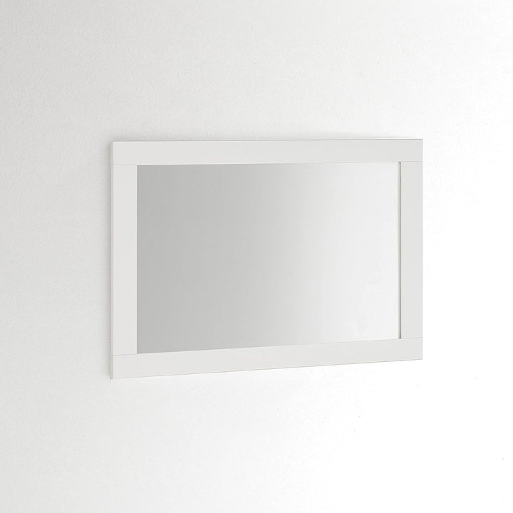 ARHome Wandspiegel, Smart, 70 x 50 cm, Weiss, Spiegel, Made in Italy Weiss 70 x 50, Weiss 70 x 50