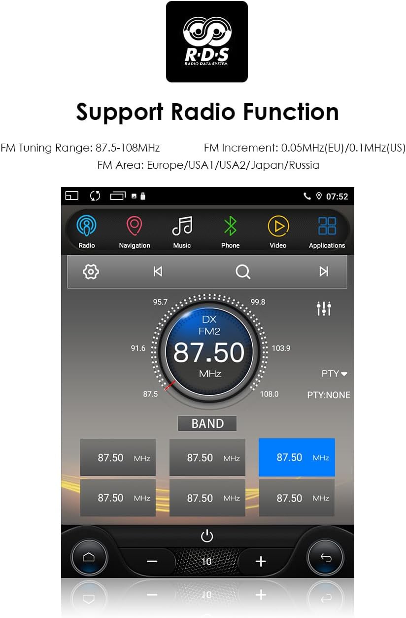 Android 14 9.7 Zoll-Autoradio Vertikaler Bildschirm für Renault Megane 4/Koleos/Samsung /SM6 /Talism