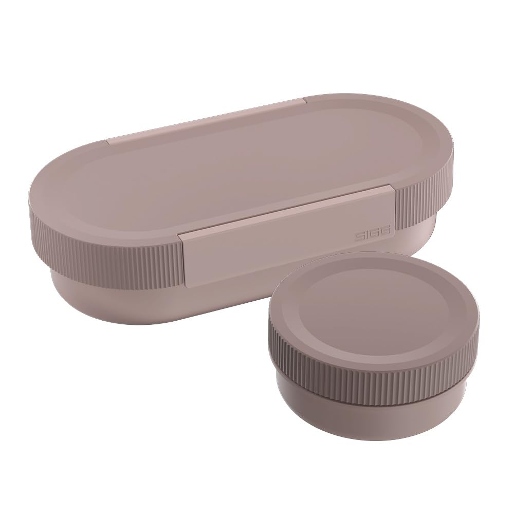 Sigg - LUMO Lunchbox L - Trenner & Auslaufsicherer Snackbox - Mikrowellen- & Spülmaschinengeeignet -