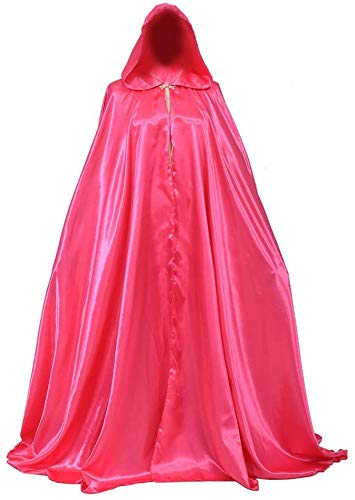 GRACEART Damen Cape Umhang Mit Kapuze Mittelalter Mantel Lang Halloween kostüm Für Hochzeit Braut Ab