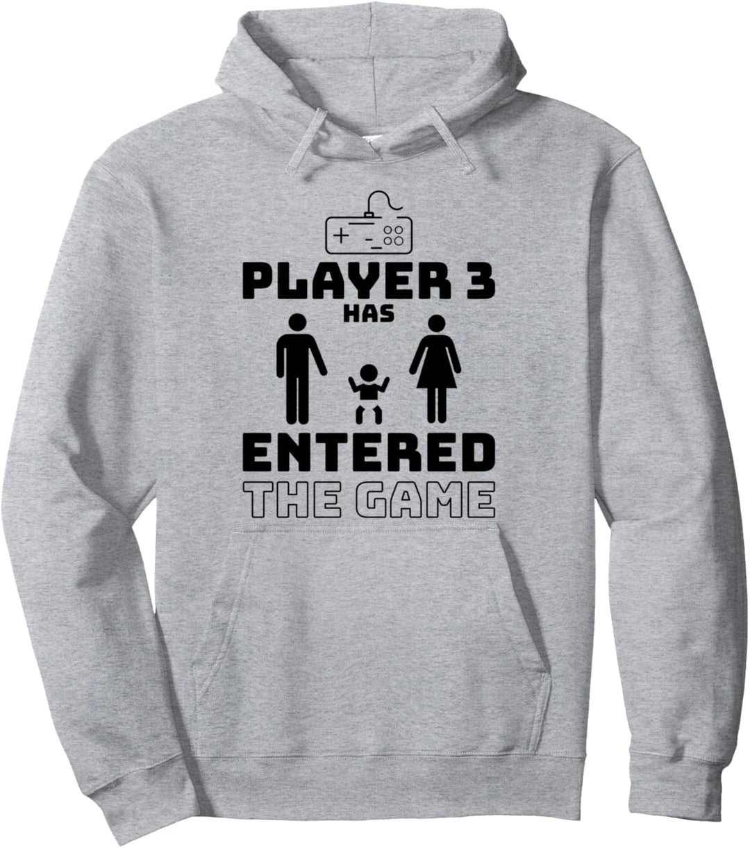 Mother Player 3 Has Entered The Game Schwangere Frau Baby Pullover Hoodie