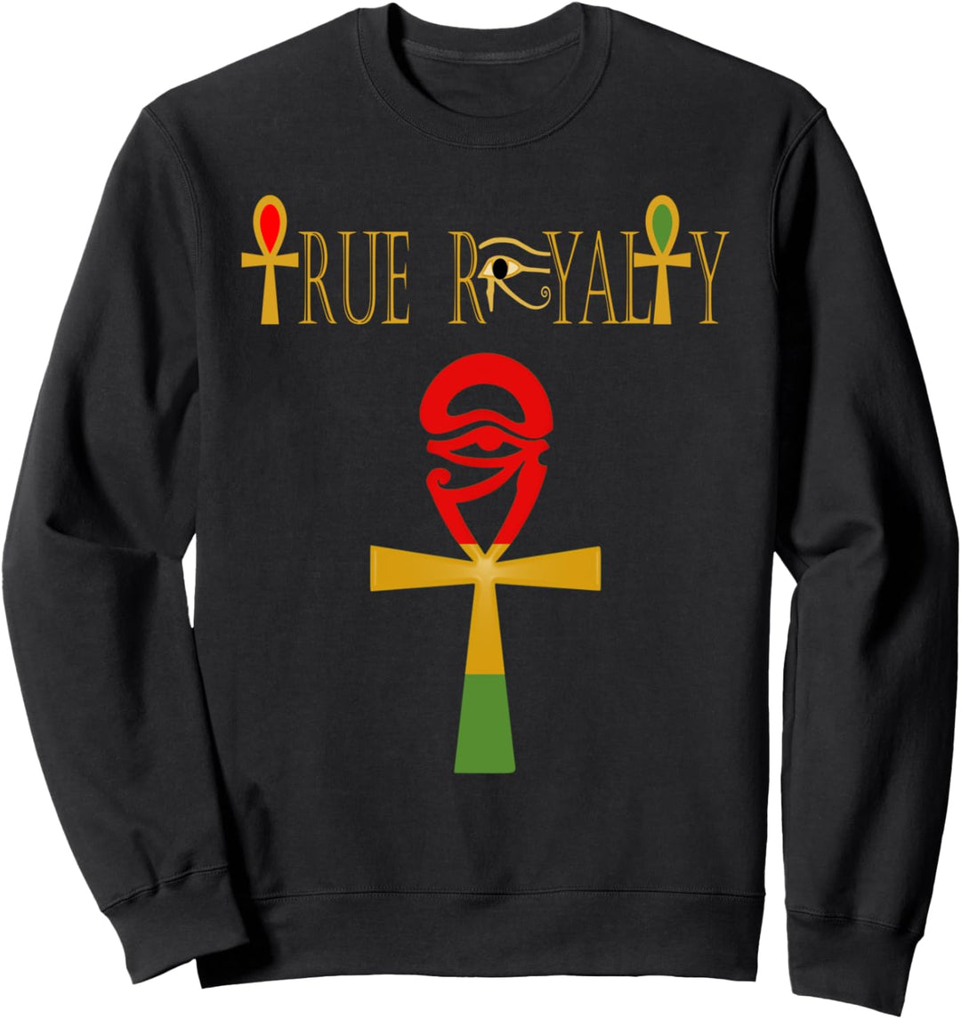 True Royalty Black Melanin Kemetic Apparel African Sweatshirt