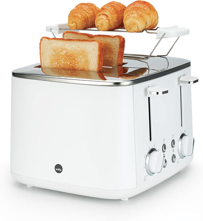 Wilfa Toaster FAMILY I 1.600 W I 7 Bräunungsstufen I 4 Toasts gleichzeitig I Auftau- & Aufwärmfunkti