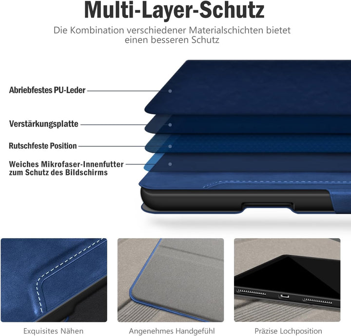 Antbox Hülle für iPad Pro 12.9 Zoll 2022 (6. Generation)/2021 (5.Gen) / 2020 (4.Gen) / 2018 (3. Gen)