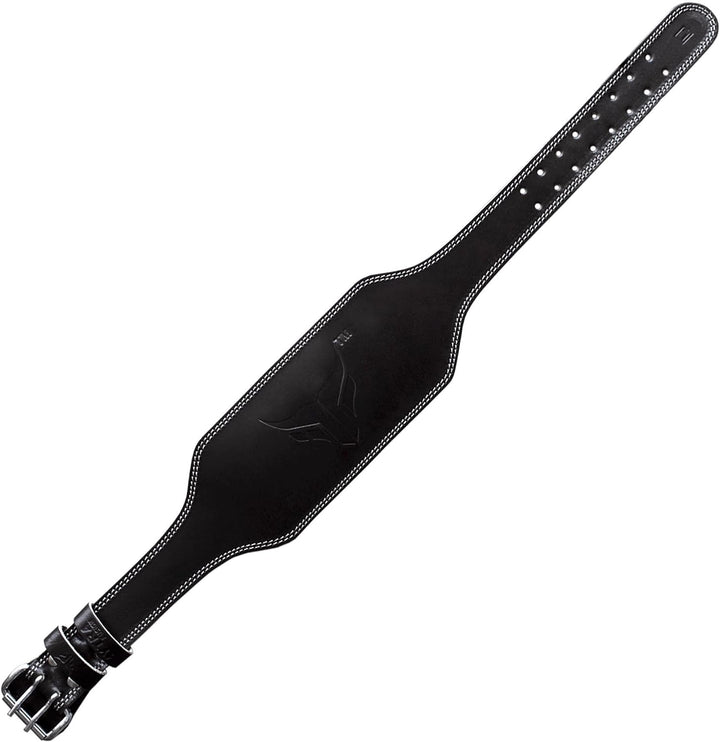 Mytra Fusion 4 inch Leather Weight Lifting Belt Schwarz L