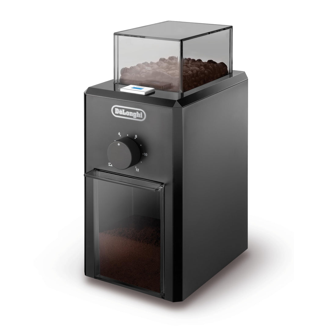 De'Longhi KG79 KG 79 Professionelle Kaffeemühle für bis zu 12 Tassen, Kunststoffgehäuse, schwarz, Sc