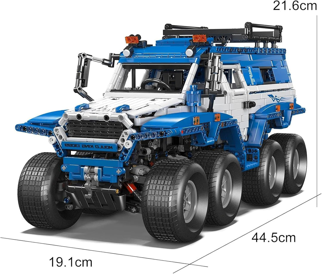 Mould King 13089 Technik Ferngesteuert Avtoros Shaman 8×8 Geländewagen APP Technologie Truck-Modell