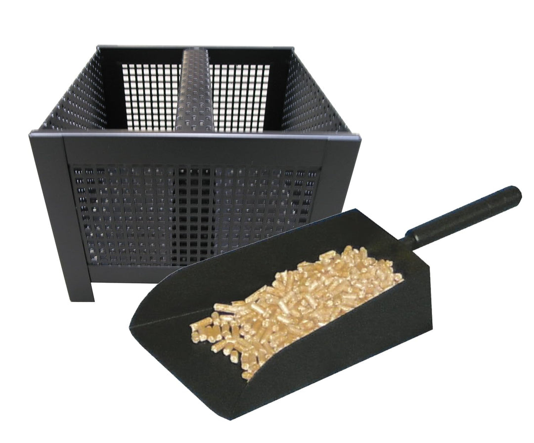 Set Pelletkorb eckig & Schaufel