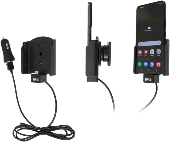 Brodit Gerätehalter 721293 | Made IN Sweden | mit Ladefunktion für Smartphones-Samsung Galaxy S22 5G