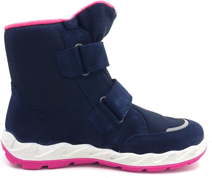 Superfit Mädchen Icebird Warm Gefütterte Gore-tex Schneestiefel 20 EU Schmal Blau Pink 8020, 20 EU S