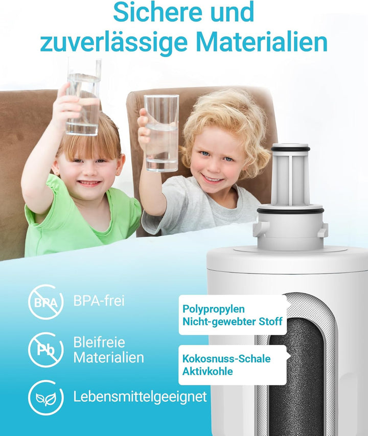 2X AQUACREST DA29-00003G Kühlschrank Wasserfilter, Kompatibel mit Samsung AquaPure Plus DA29-00003G,