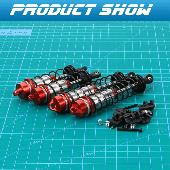 RCAWD ARRMA Shock Set rc Stossdämpfer vorne hinten für Arrma 1/7 1/8 Mojave EXB Outcast Notorious Ty