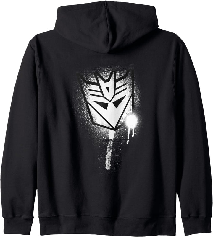 Transformers Logo Decepticon-Schablone Kapuzenjacke