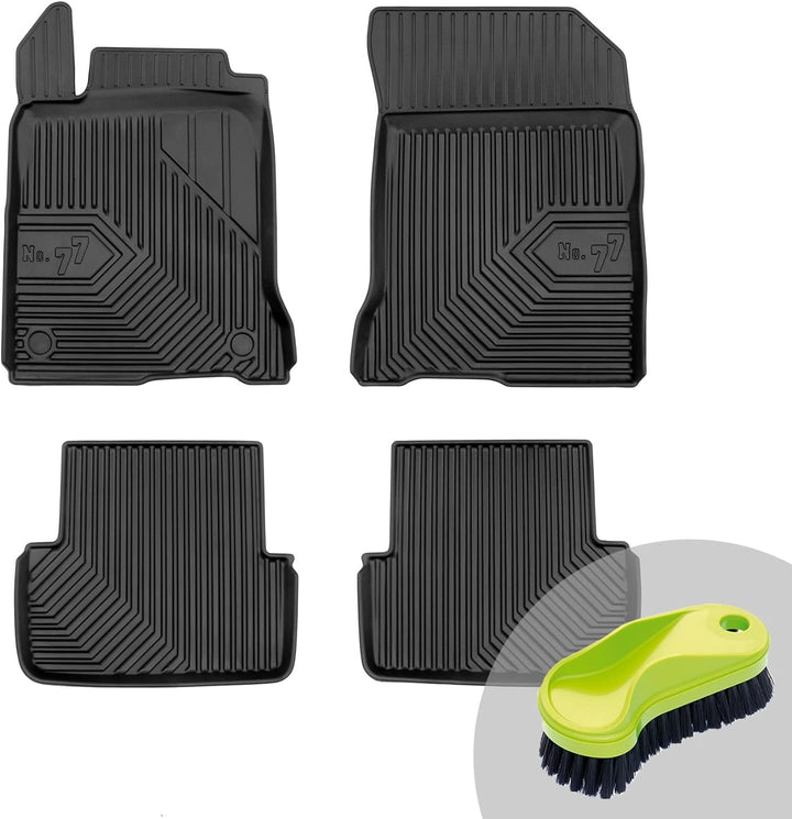 FROGUM No.77 Gummimatten Ganzjahresset von Auto Fussmatten Autofussmatten für Renault Laguna III 200