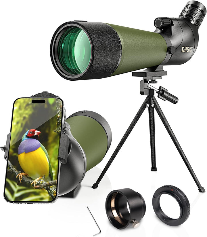 Gosky Aktualisiertes neuestes Spektiv - BAK4 Abgewinkeltes Spektiv für das Schiessen von Zielen Jagd