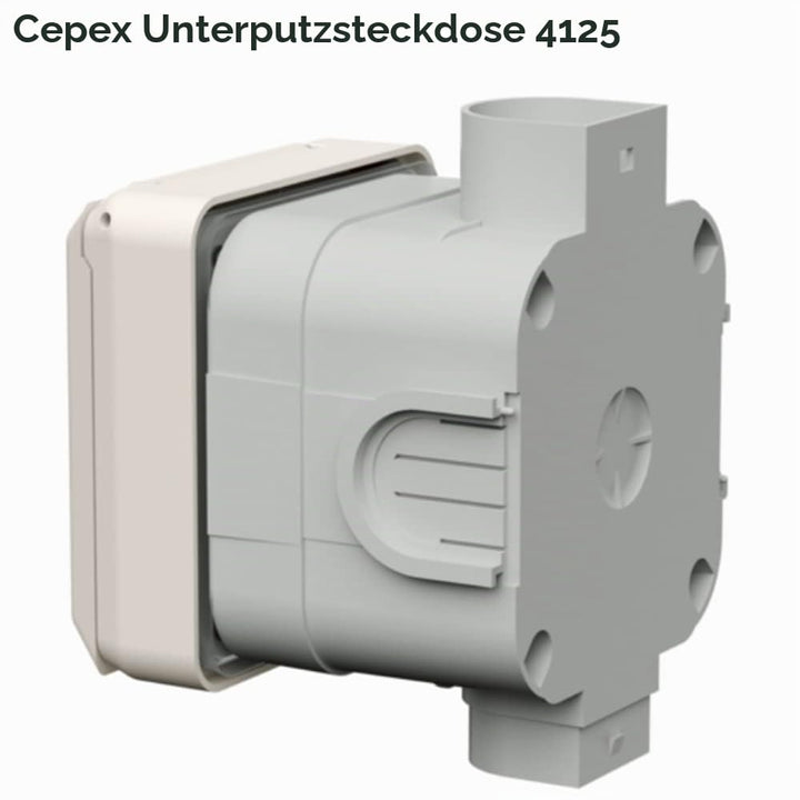 Mennekes 101100357 Basen in System cepex-th, Steckdosen CEE, 400 V, 50–60 Hz, 16 A, 5-polig, IP 44,