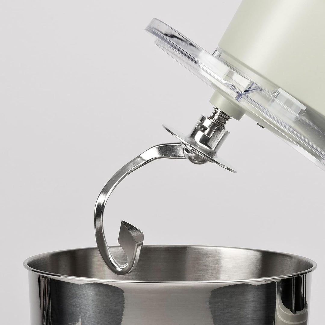 Girmi IM47 Knetmaschine, 1500 W Max, 6 Liter, Fassungsvermögen 6 Liter, Teig bis 2,4 kg, Pulse, 10 G