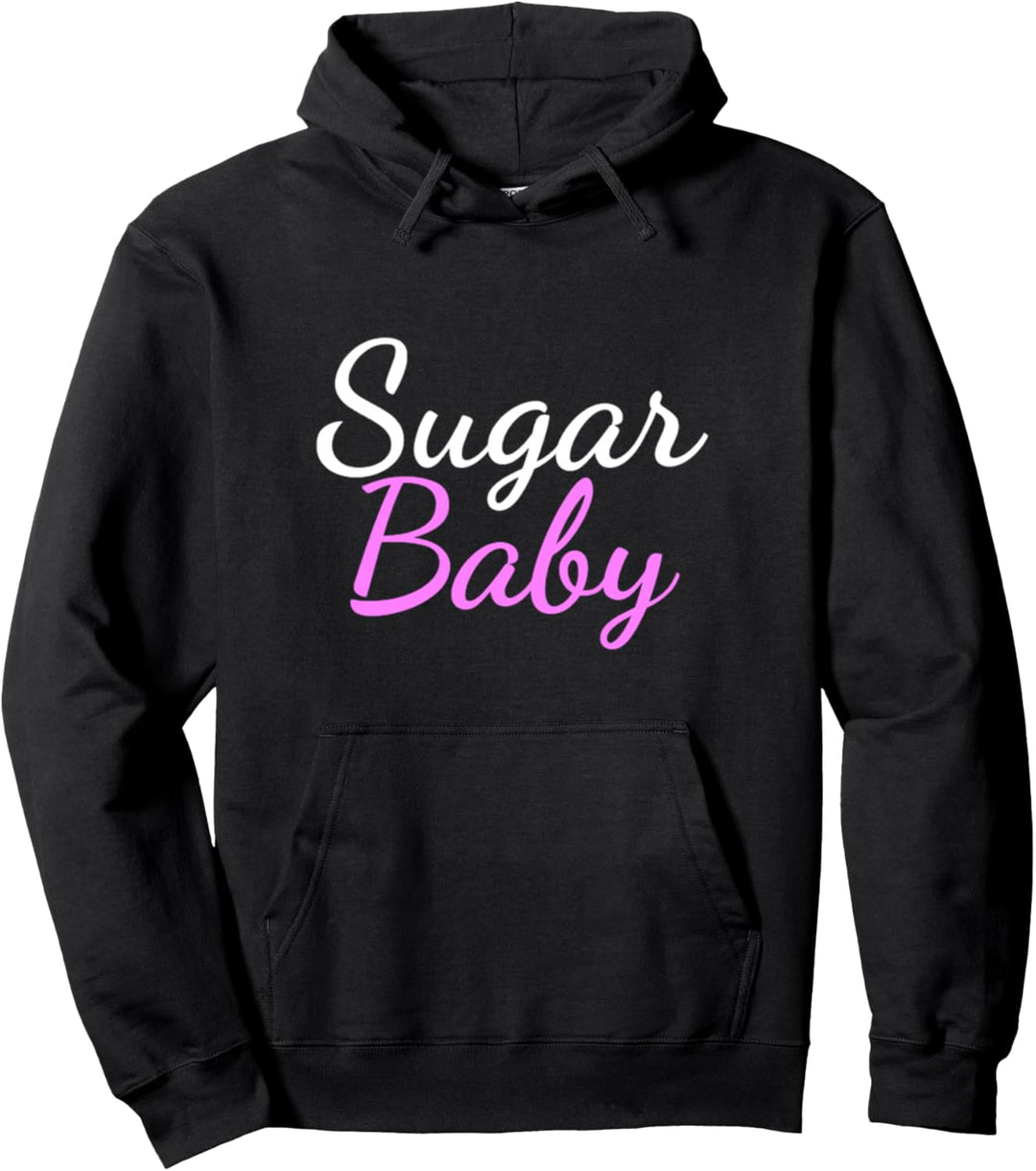 T-Shirt mit Aufschrift "Sugar Baby". Pullover Hoodie