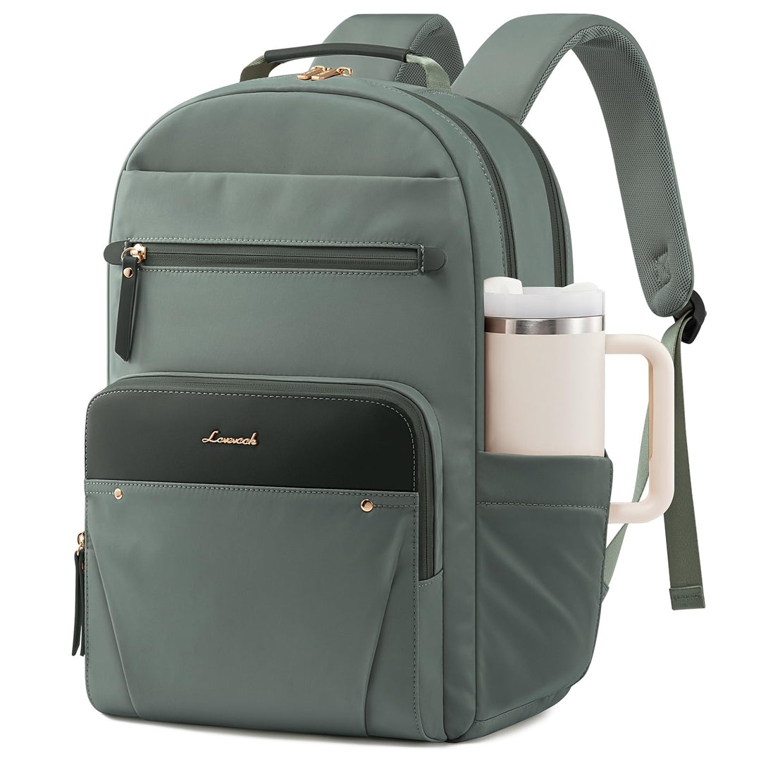 LOVEVOOK Laptop Rucksack Damen, Wasserdicht 17 Zoll Arbeitsrucksack Schulrucksack Teenager für Gross