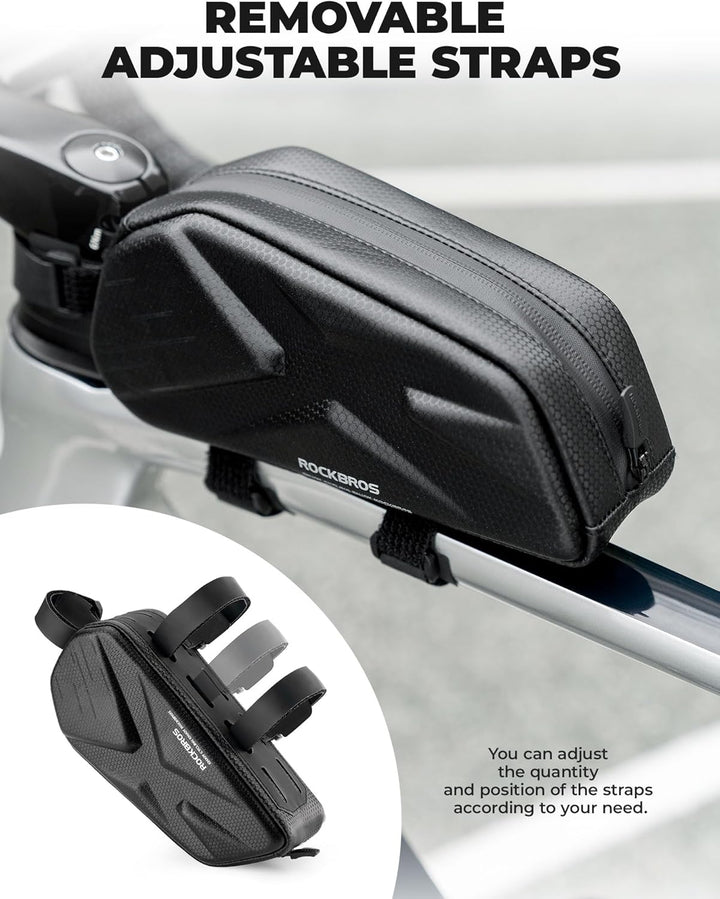 ROCKBROS Fahrrad Rahmentasche Fahrradtasche für Fahrradrahmen 1,4L MTB Oberrohrtasche
