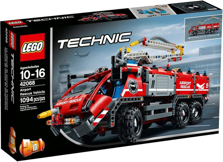 Lego Technic 42068 - "Flughafen-Löschfahrzeug Konstruktionsspiel, bunt Flughafen Löschfahrzeug, Flug