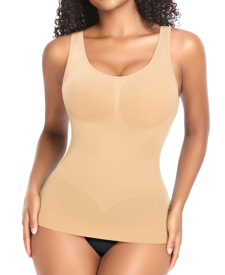 YARRCO Shape Unterhemd Damen Formende Tank Top Bauchweg Shapewear Sport Tanktop Figurformendes Träge
