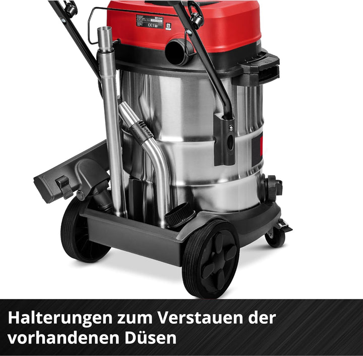 Einhell Nass-Trockensauger TE-VC 5090 SACL (1300 W, 230 mbar Saugleistung, 50 L Behälter, Staubschut