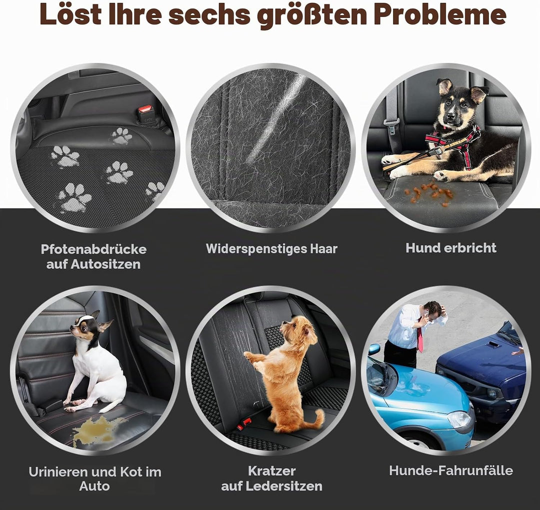 AiQInu Kofferraumschutz Hund mit Seiten und Ladekantenschutz, Universal Hundedecke Auto Kofferraum S