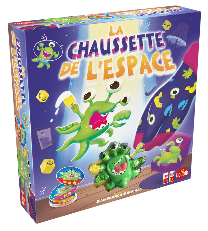 Goliath - La Sockette de Espace – Spiel der Geschwindigkeit und des Reflexes – Gesellschaftsspiel –