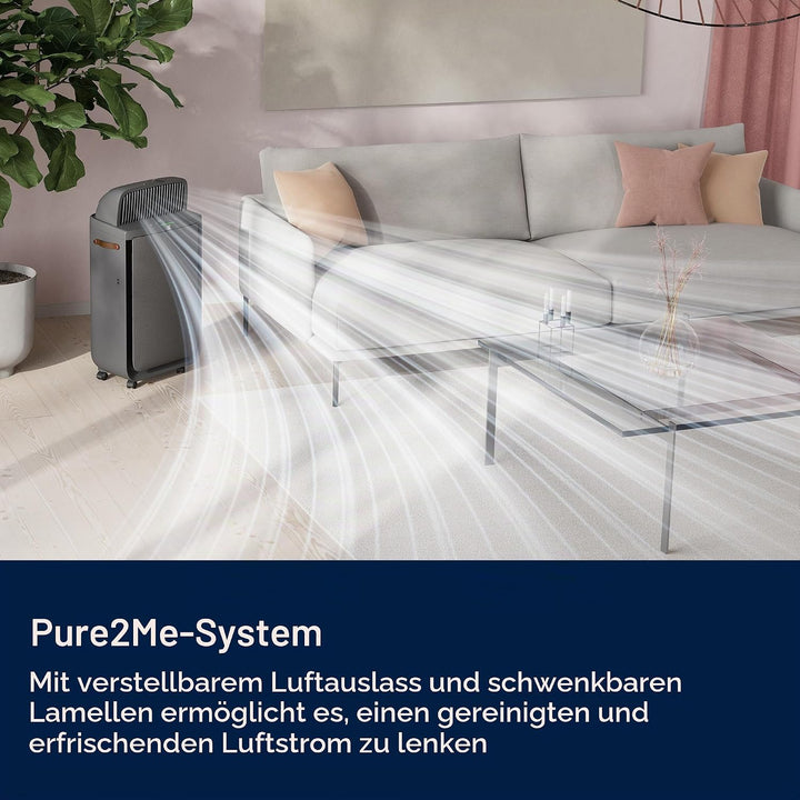 Electrolux EPU72771DG Luftreiniger Pure Multi 700 2 in 1 mit Lüfter, angeschlossen, 5 Phasen Filter,