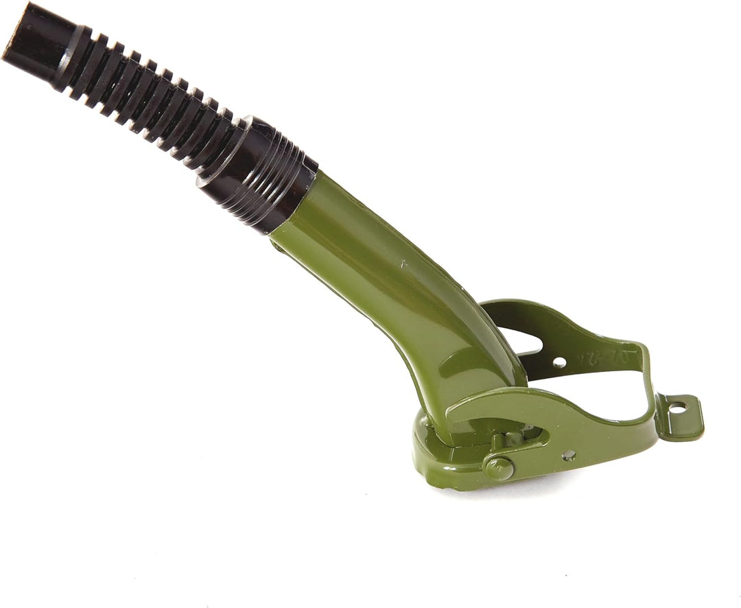 BW® Ausgiesser flexibel für Metall Benzinkanister 5/10 / 20 Liter – 25cm Flex Spout inkl. Halterung