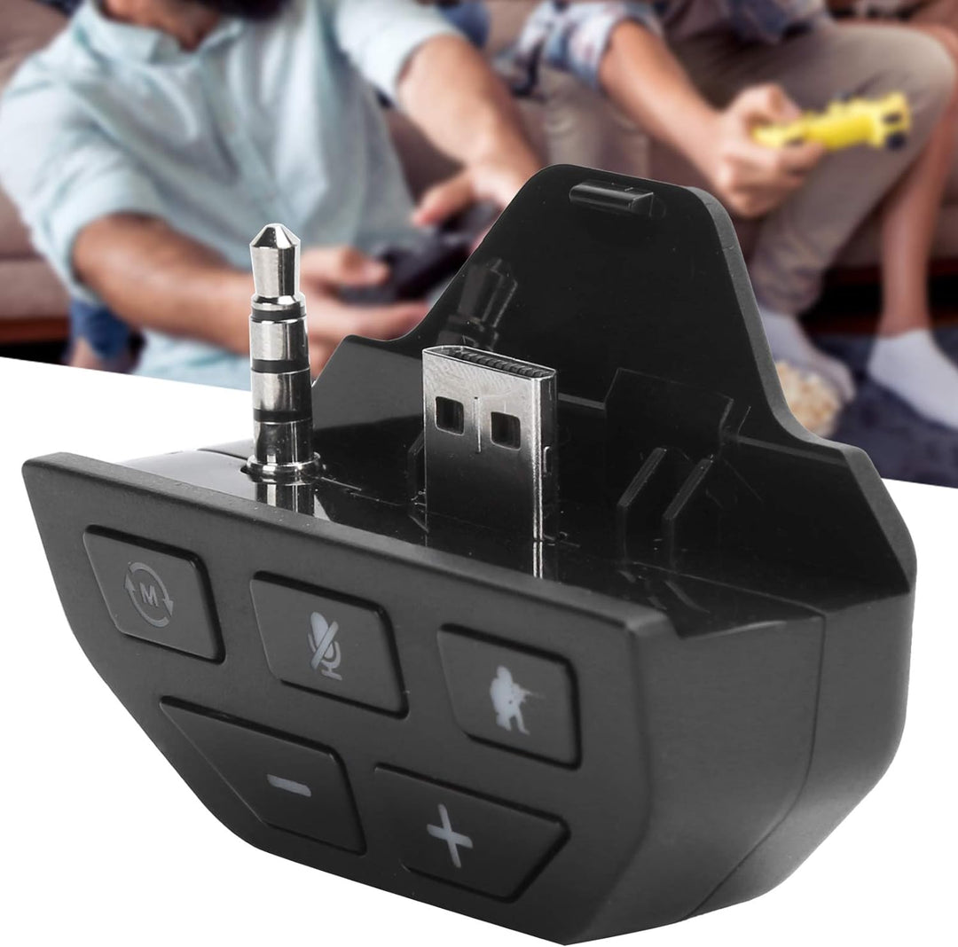 Stereo-Headset-Adapter, Game-Controller-Headset-Adapter-Controller Sound Enhancer-Audio-Adapter Kopf