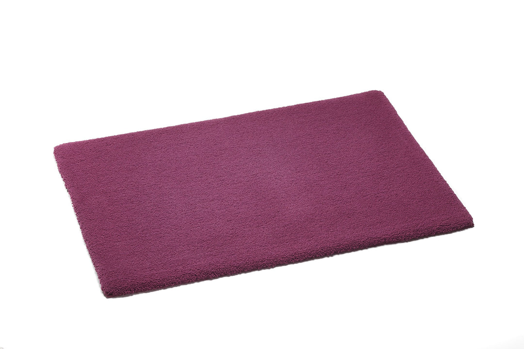 Rhomtuft Badteppich Square Umrand. eckig 55 x 60 cm Farbe: Berry 55x60cm, 55x60cm