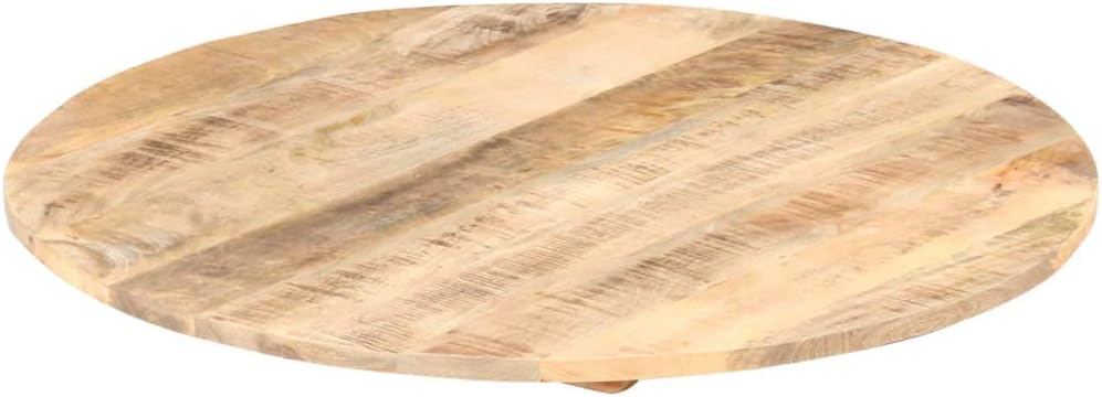 vidaXL Mangoholz Massiv Tischplatte Massivholzplatte Holzplatte Ersatztischplatte Holz Platte für Es