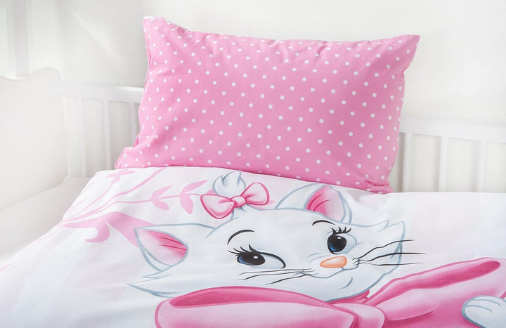 Disney Cat Marie Aristocats Baby Bettwäsche 40 x 60 cm + 100 x 135 cm