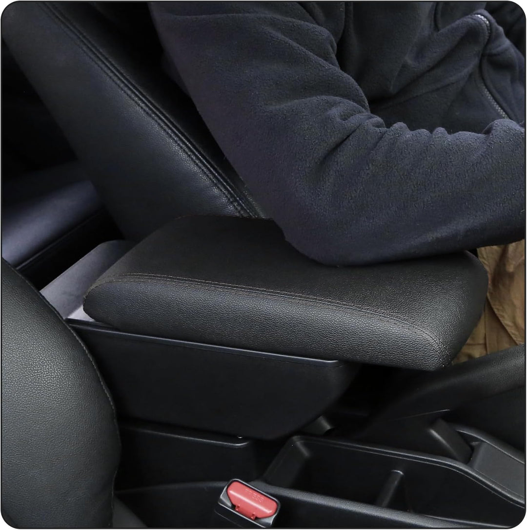 YJYWZH Compatible with SEAT Ibiza 6F Armlehnen 2017-2024 Mk5 Auto Mittelkonsole Aufbewahrungsbox Arm
