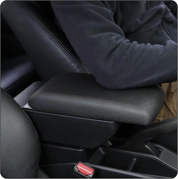 YJYWZH Compatible with SEAT Ibiza 6F Armlehnen 2017-2024 Mk5 Auto Mittelkonsole Aufbewahrungsbox Arm
