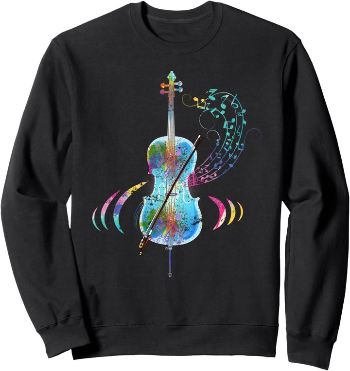 Musikinstrument Klassische Musik Geschenk Cello Sweatshirt