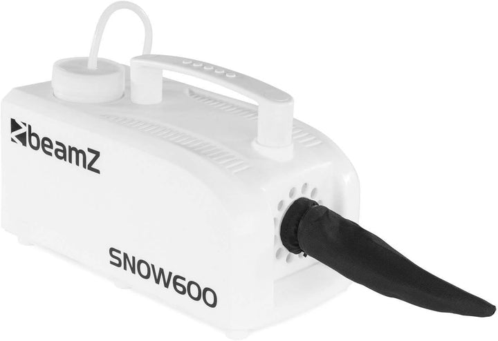 BeamZ SNOW600 Schneemaschine, 600 Watt kleine Schnee Maschine mit Kabelfernbedienung, Snow Machine m