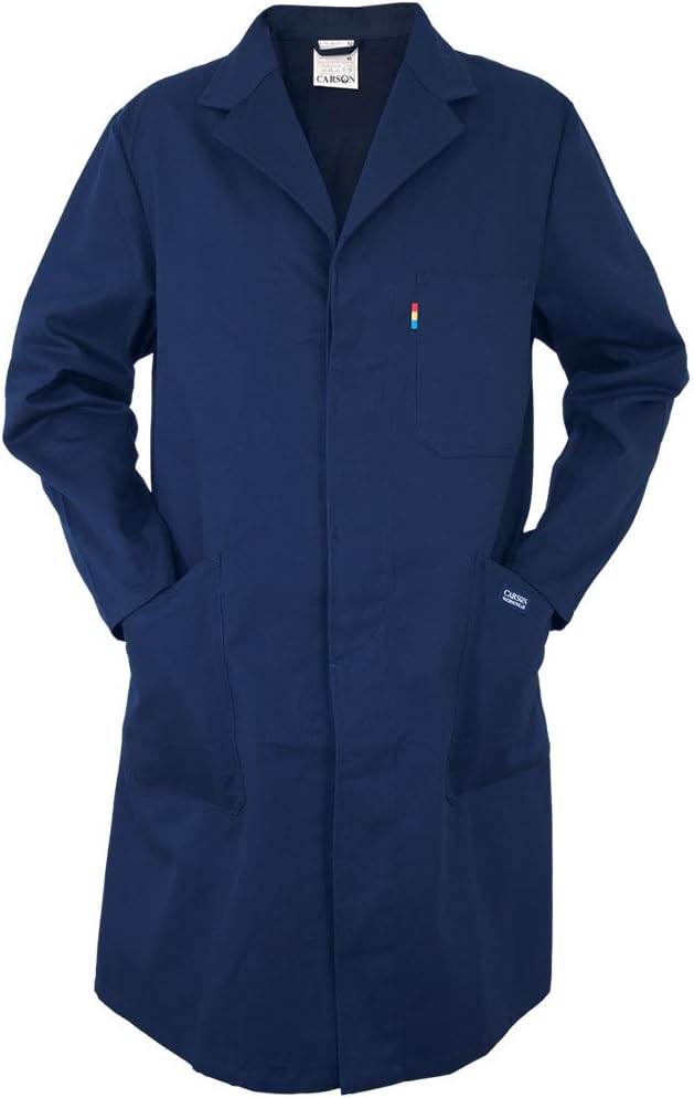 Carson Classic Workwear Carson Arbeitsmantel aus Reiner Baumwolle, 1 Stück, 48, marine, KTH741,HY 48