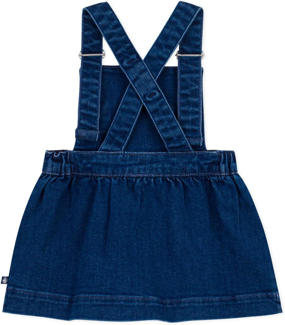 Petit Bateau Baby - Mädchen A0f4q Tag-Kleidung 92 Mittleres Denim, 92 Mittleres Denim