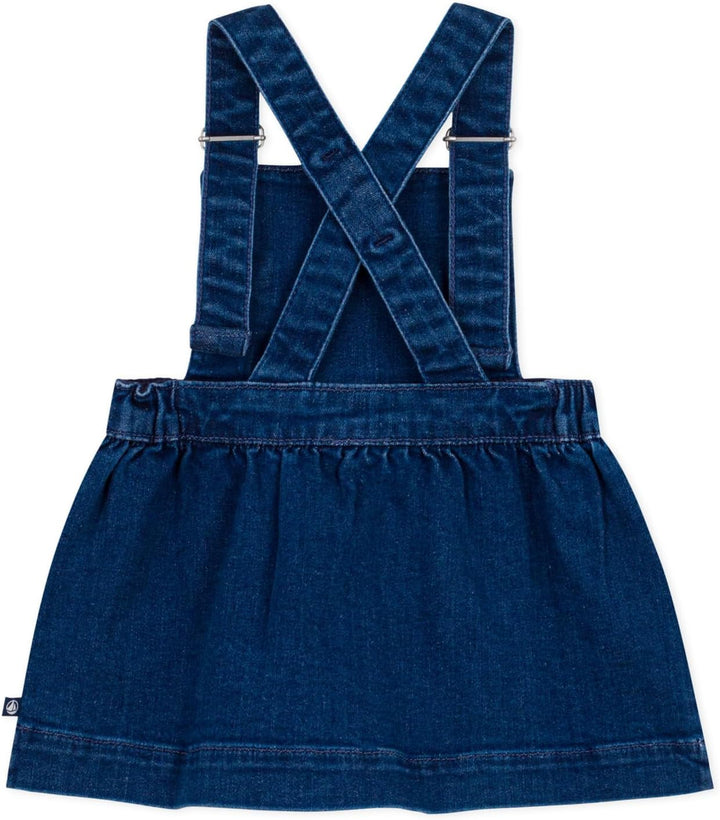 Petit Bateau Baby - Mädchen A0f4q Tag-Kleidung 92 Mittleres Denim, 92 Mittleres Denim