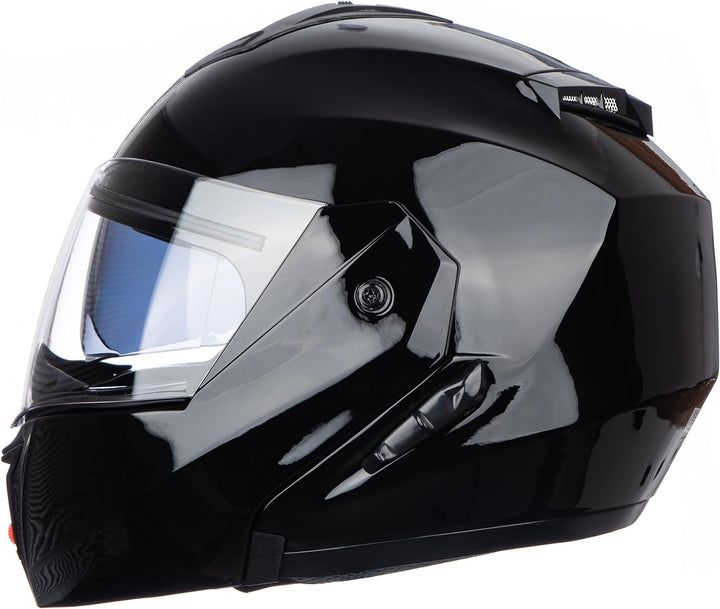 Helm für Motorräder Full-Face Motorcycle Helmet Tragbarer Integralhelme Flip-up Motorradhelm Zertifi