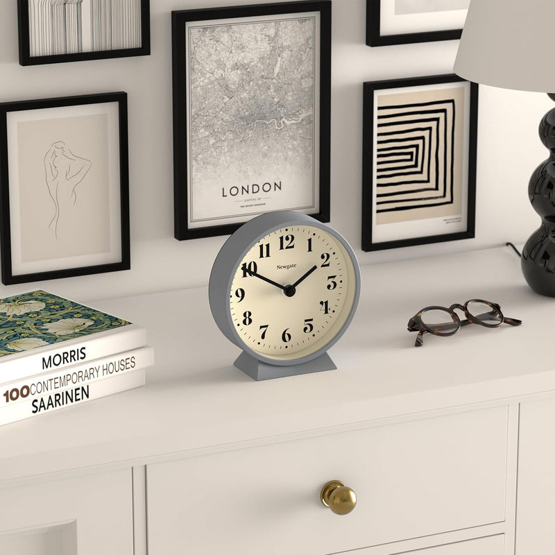NEWGATE® Theater-Kaminuhr – leiser Sweep "No Tick" Kaminuhr – kleine Kaminuhren – minimalistisches Z