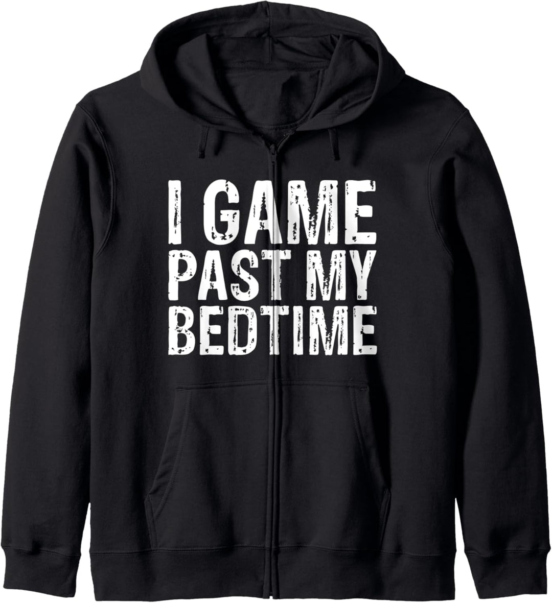 I Game Past My Bedtime Gaming Video Games Funny Kapuzenjacke