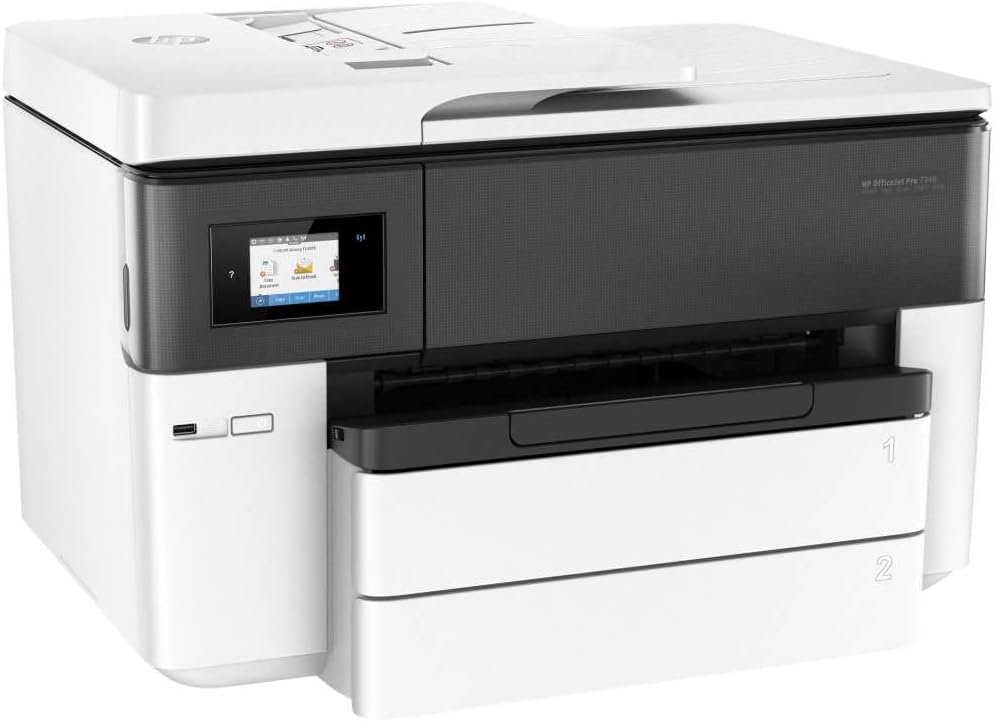 HP OfficeJet Pro 7740 A3-Multifunktionsdrucker (DIN A3, Drucker, Scanner, Kopierer, Fax, WLAN, Duple