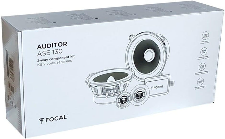 KIT Set FÜR Focal Auditor ASE-130 ASE130 1 2-Wege-Kit 5" 13 cm, 50 Watt RMS 100 Watt Max, mit 2 Tief