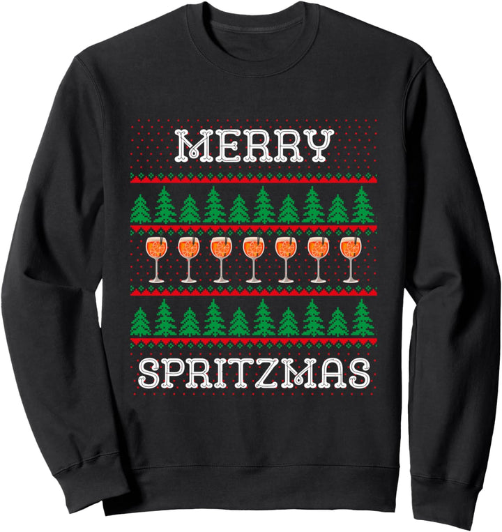 Merry Spritzmas Weihnachten Sweatshirt