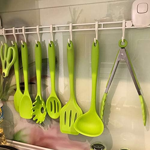 10 Stück Silikon Küchenhelfer Set Küchen Backen Set Hitzebeständigkeit bis zu 230°C für Jede Küche (